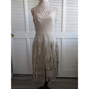 BCBGMAXAZARIA fringed dress